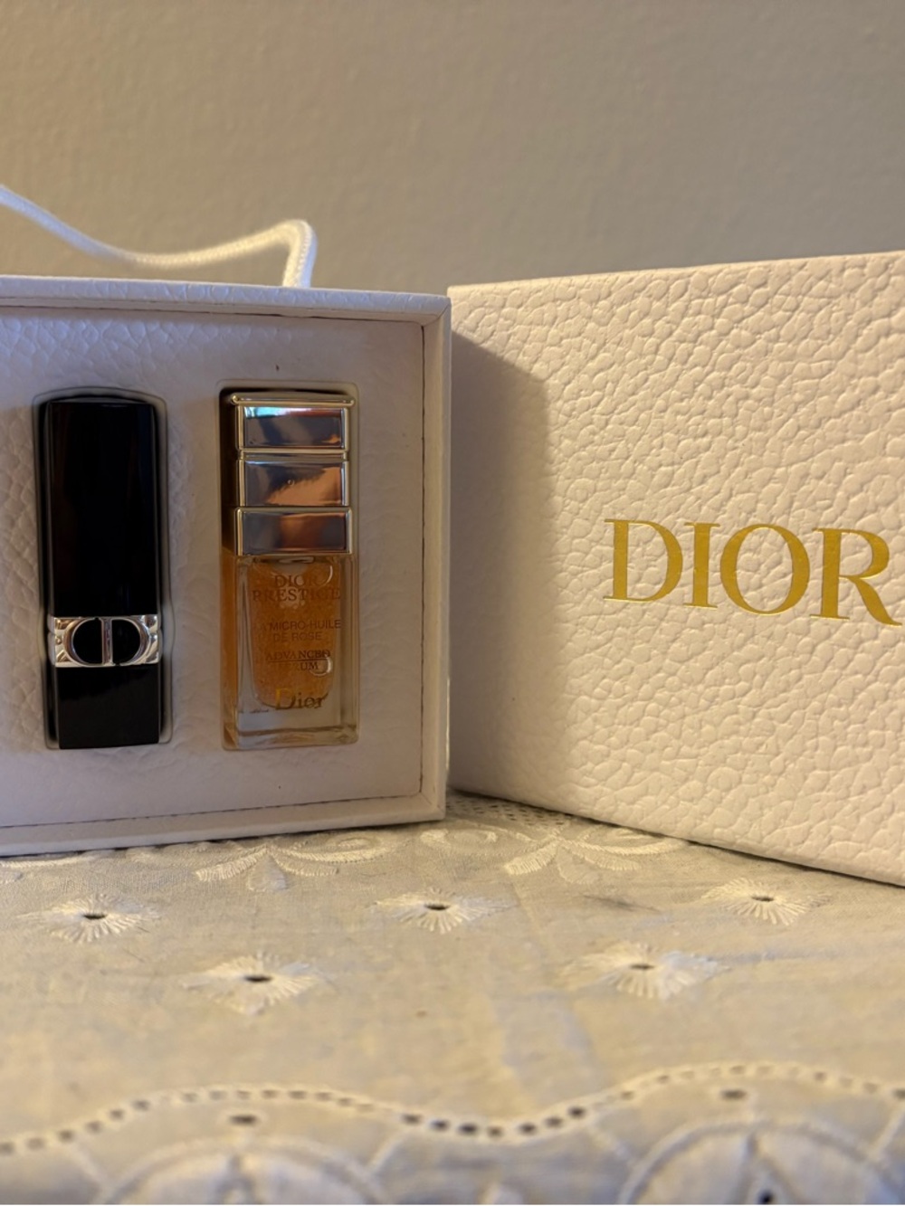 Dior Duo: Satin Lipstick and Advanced Serum
